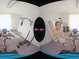 18vr ass, throat, and pussy exercises...