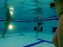 Teen Pool Under Water Cam...