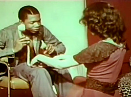 Terri Hall 1974 Loop Usa White Woman Black Man...