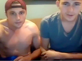Boys jerking and sucking on cam...