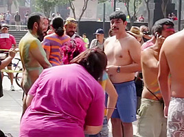 Nude People Prepare For Wnbr Mexico City...
