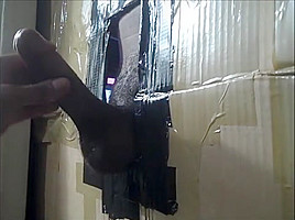 SEXY YOUNG THUG NEEDED LATE NIGHT GLORY HOLE VISIT - 2 LOADS!!!