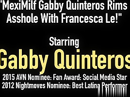 Meximilf Gabby Quinteros Rims Asshole With...