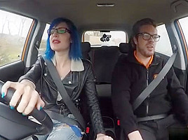 Alexxa vice ass pounded by driving...