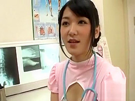 Sexy booty japan nurse her pussy...