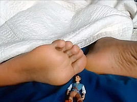 Cute friend sleeping feet pt 2...