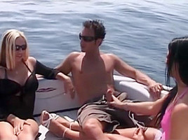 Spanish Amateur Orgy In A Boat On The Mediteranian Seas...