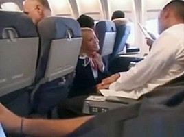Air hostess fuck plane...