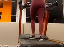 Sexy Big Ass Gym Girl...