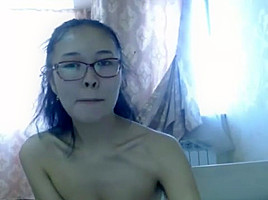 Cute Hairy Chick Dancing Around Naked On Webcam...