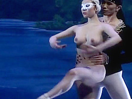 Swan lake nude ballet dancer...