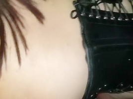 Sexy bbw corset cumslut facial...