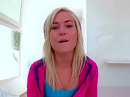 Cute Blonde Hottie Chloe Foster Gets Pussy Broken By A Dick
