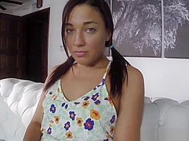 Petite stepdaughter doggystyled pov...