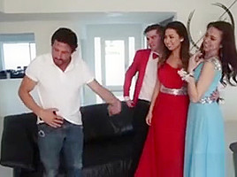 Riley Reid And Are Two Fucked Prom Queens...