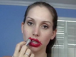 Lelu lovemessy lipstick footjob blowjob...