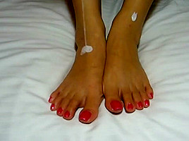 Taiwan feetgoddess sexy pink toes rub...