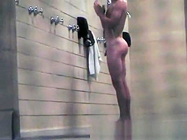 College showers swimmers...
