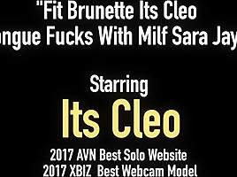 Fit brunette its cleo with jay...