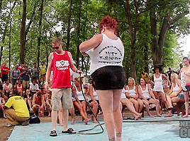 Amateur wet tshirt contest at nudes...
