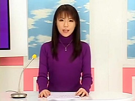 Japanese News Reporter Bukkake
