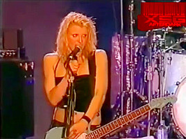 Holes courtney love in topless on...