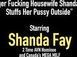 Finger fucking housewife shanda fay stuffs...