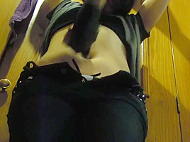 Hot belly button play...