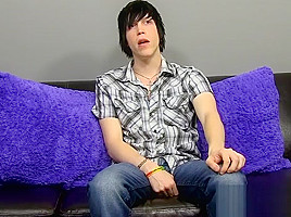 Emo Fingers His Ass And Masturbates After Being Interviewed...