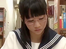 Asian Schoolgirl Makes Teacher Squirt In Library...