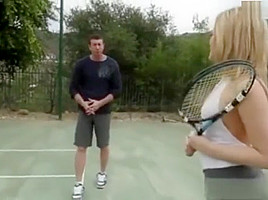 Fucks tennis trainer...