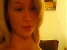 Blonde amateur army wife dps herself...