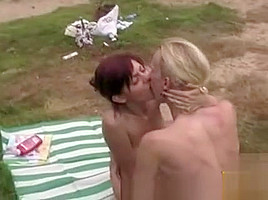 Shameless Swingers Having Sex On The Beach