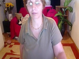 Huge Naturals Granny Milena On Home Webcam...