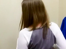 Cute Teen Screams While Fucked At Dressing Room...