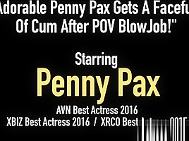 Adorable penny pax gets a facefull...