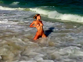 Delilah g nude beach photoshoot...