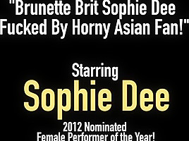 Brunette brit sophie dee horny asian...