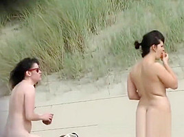 Spying more some nudist beach video...