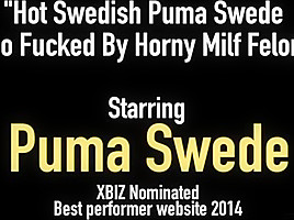 Hot swedish puma swede dildo horny...