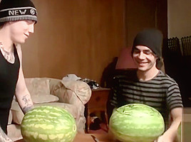 Straight inked watermelons until cumming...
