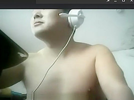 Chinese daddy jerk off webcam...
