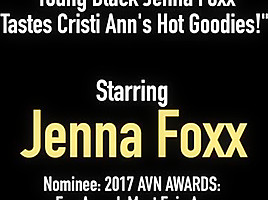 Young black jenna foxx tastes cristi...