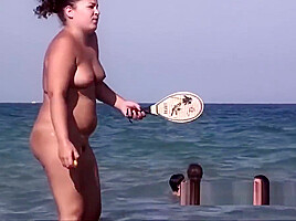 Curvy hot milfs naked amateur voyeur beach spy...