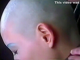 Woman gets shaved bald by monk...