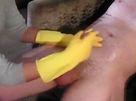 Amazing Massage With Gloves...