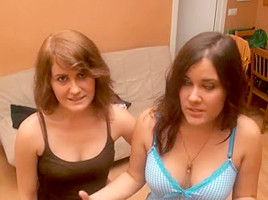Group Of Teen Latina Girls Engaging In Facialized Group Sex