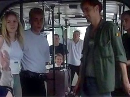 Wickedly girl fucked in public bus...