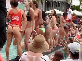 Wet pool party out of control...