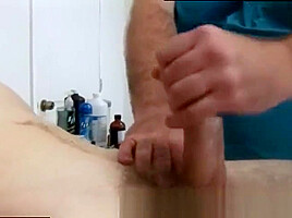 Anthony-male medical gloves gay hot doctor naked penis exam gif